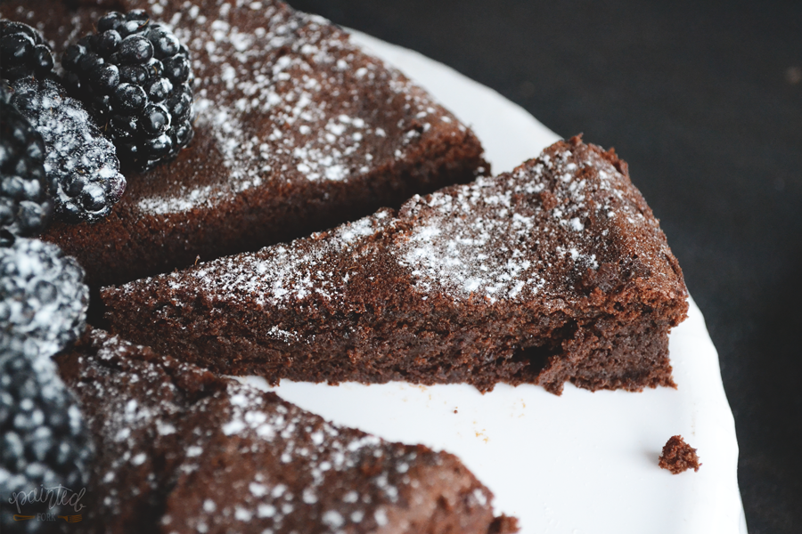 Flourless Chocolate Cake recipe by Painted Fork